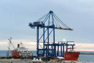 At Vizhinjam International Seaport In Kerala