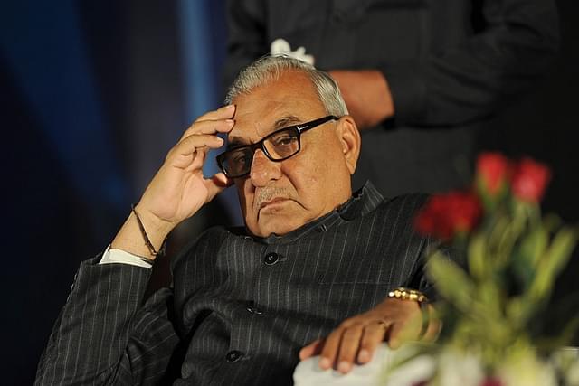 Former Haryana CM Bhupinder Singh Hooda. AFP PHOTO/SAJJAD HUSSAIN 