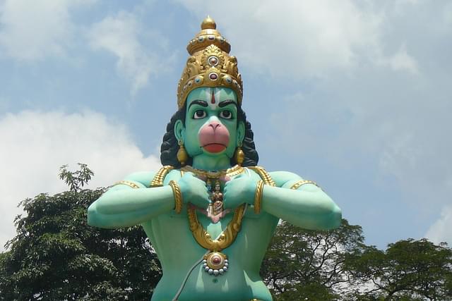 A Hanuman statue