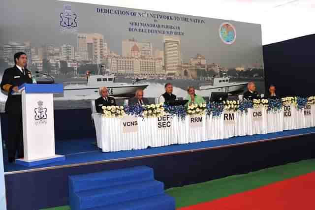 Inauguration of Information Management and Analysis Centre (IMAC) by Defence Minister Manohar Parrikar on 23 November 2014.