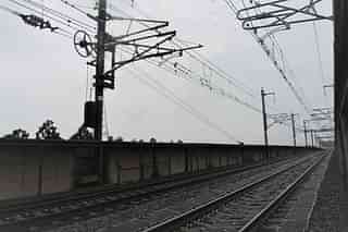 Rail corridor with electrical works. (Representative image)