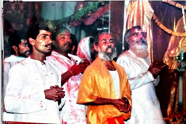 A picture from the celebration of 'Bhagwan Prakatya Mahotsav' in Ayodhya in 1990s