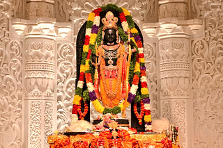 Bhagwan Ramlalla at Ayodhya Ram Mandir.