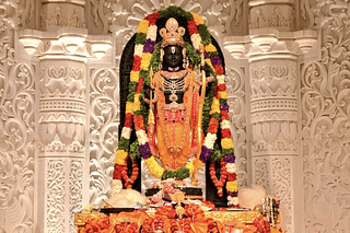Bhagwan Ramlalla at Ayodhya Ram Mandir.