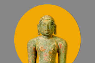 A Chola Jain bronze statue.
