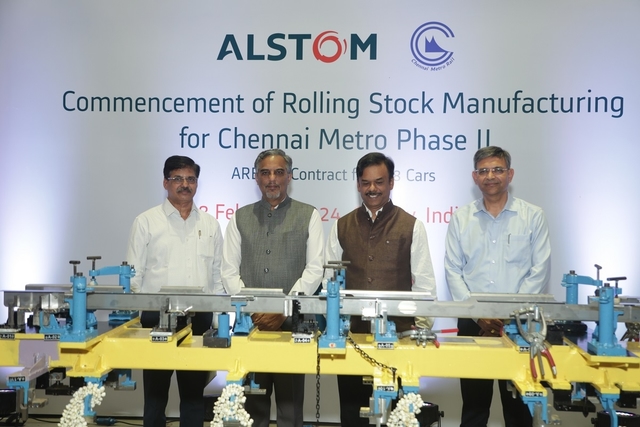 Chennai Metro: Rolling Stock Major Alstom Commences Production Of Driverless Trainsets For Phase-2