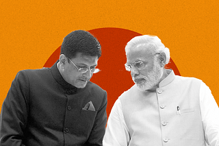 Commerce Minister Piyush Goyal with Prime Minister Narendra Modi.
