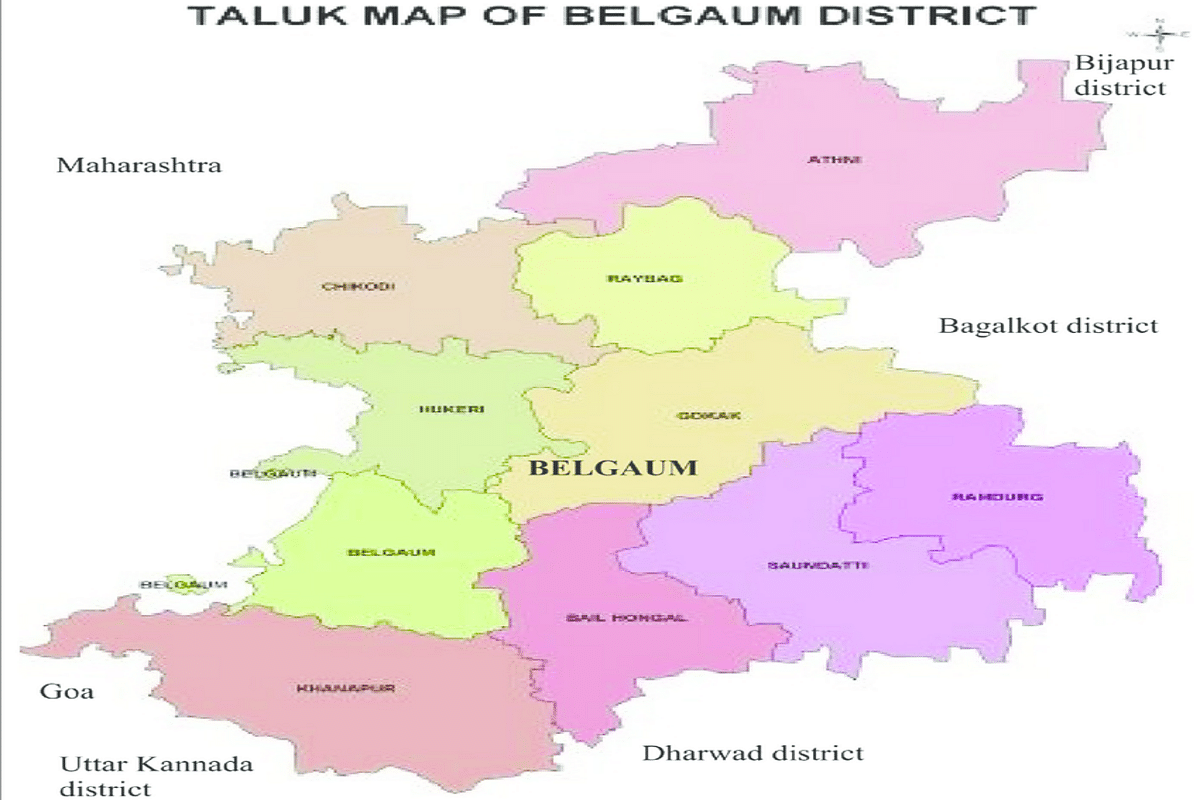 Map Of Belgaum district. (Representative Image)