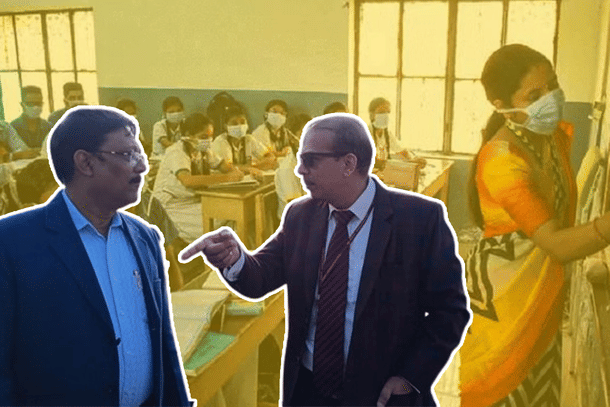 Pathak (right) is often accused of bypassing political authority to impose his ideas.