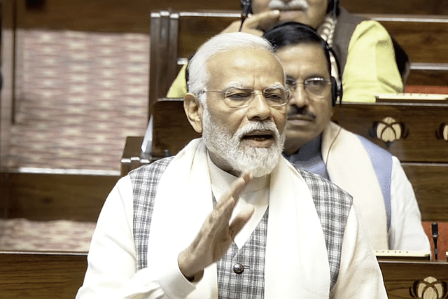 PM Modi in Rajya Sabha