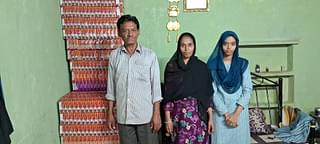 Rehanan with her family. (Ankit Saxena/Swarajya)