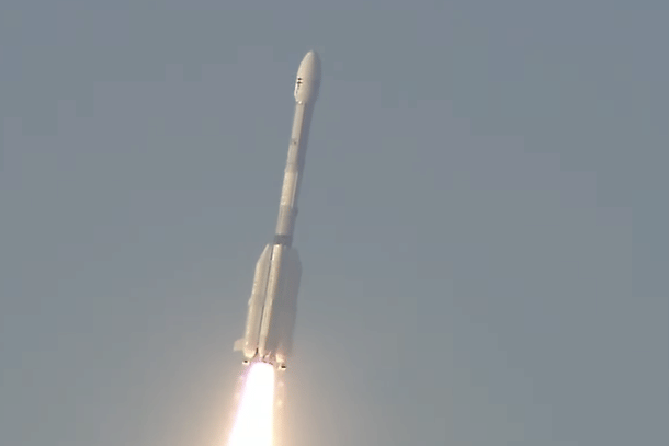 ISRO GSLV-F14 carrying INSAT-3DS