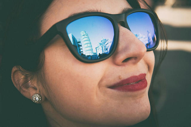Representative image: Smart glasses are able to fuse the real and reel worlds together. (Photo by George Bakos on Unsplash)