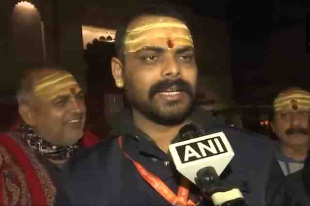 Devotees after offering prayers at Gyanvapi basement