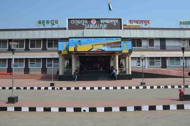 The Sambalpur Railway Station.