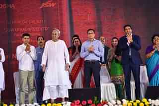 Naveen Patnaik lays foundation stone of JSW Plant in Odisha