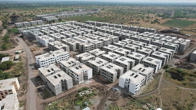 One phase of the housing project. (Ankit Saxena/Swarajya)