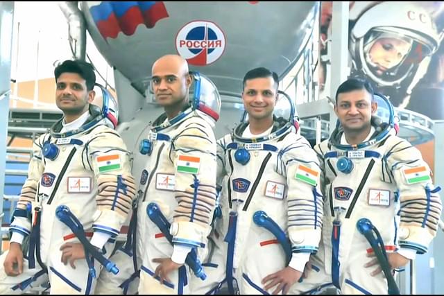 Four ISRO astronauts for Gaganyaan mission.