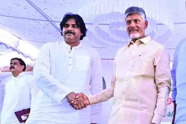 Pawan Kalyan with Chandrababu Naidu