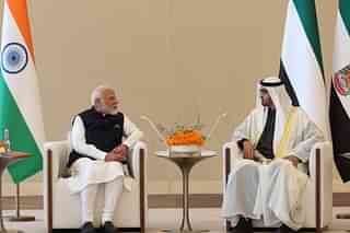 PM Modi with UAE President Mohamed Bin Zayed