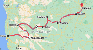 Alignment of Samruddhi Mahamarg.