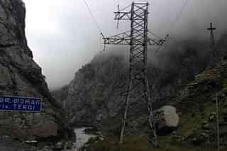 Transmission line in Ladakh (representative image)