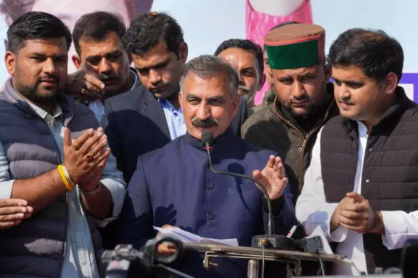 Himachal Pradesh CM Sukhvinder Singh Sukhu.