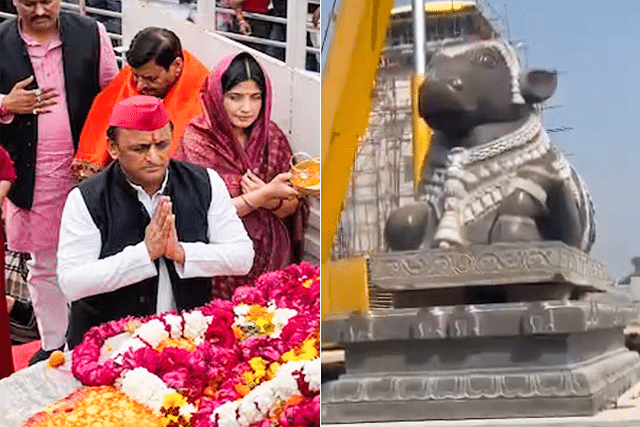 The Kedareshwar Mahadev Temple is being constructed on the lines of Kedarnath Dham in Uttarakhand.