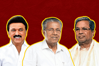 Chief Ministers M K Stalin, Pinarayi Vijayan and Siddaramaiah.