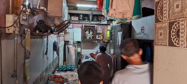 Inside their hut. Living space. (Ankit Saxena/Swarajya)