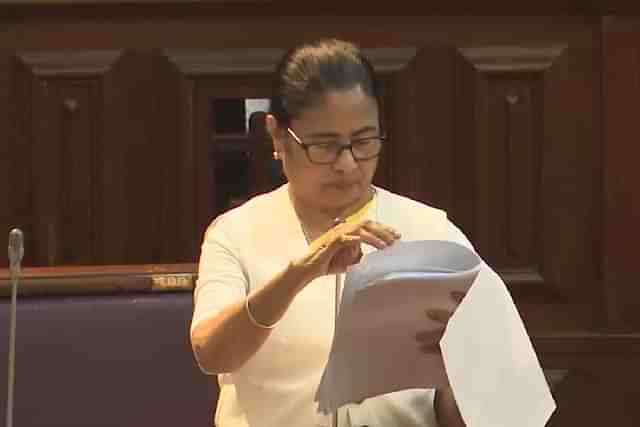 Mamata Banerjee in West Bengal Assembly