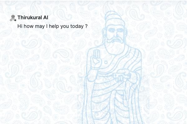 Screengrab from the 'Thirukural.AI'