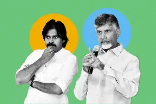 Pawan Kalyan (L) and Chandrababu Naidu (R). (Representative Image)