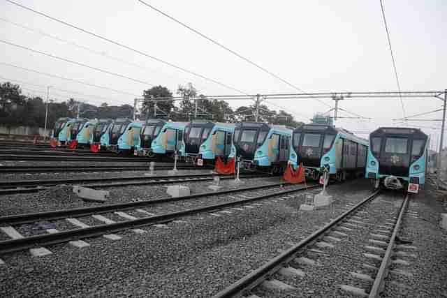 Aarey Car Depot, Mumbai Metro Line 3.