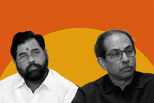 Eknath Shinde and Uddhav Thackeray.