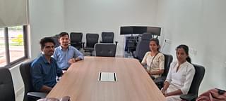 Samiksha, Rashmi and other fellow trainees at ASDC. (AnkitSaxena/Swarajya)