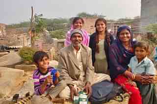 Kesro with his family on 11 December 2019. (Swati Goel Sharma)