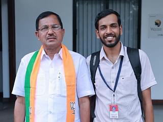 Rajesh with Dr Salam.