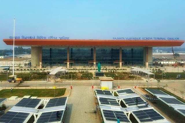 The new Rajmata Vijayaraje Scindia Terminal Building. (Wikipedia)