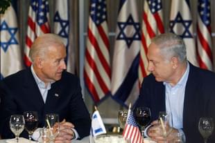 US President Joe Biden with Israel Prime Minister Benjamin Netanyahu.