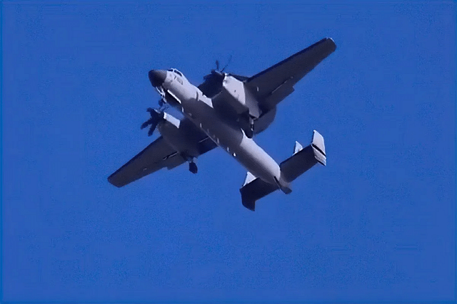 Chinese KJ-600 Airborne Early Warning (AEW) aircraft.