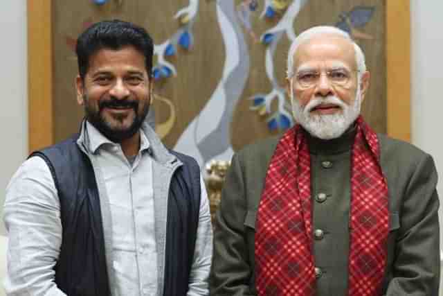 Telangana CM Revanth Reddy with PM Narendra Modi