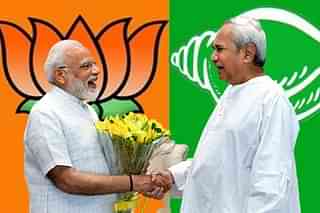 Prime Minister Narendra Modi with Odisha Chief Minister Naveen Patnaik.