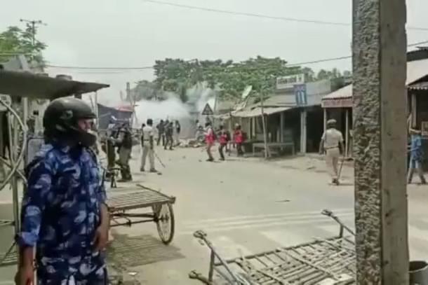 West Bengal violence. (X)