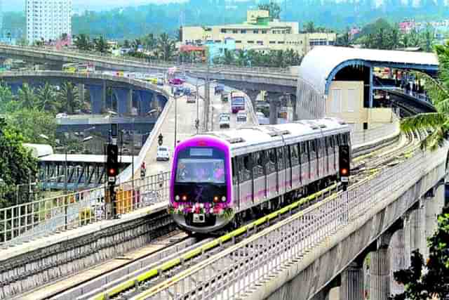 Entire Purple Line from Challaghatta to Kadugodi (Whitefield), spans a distance of 43 km.