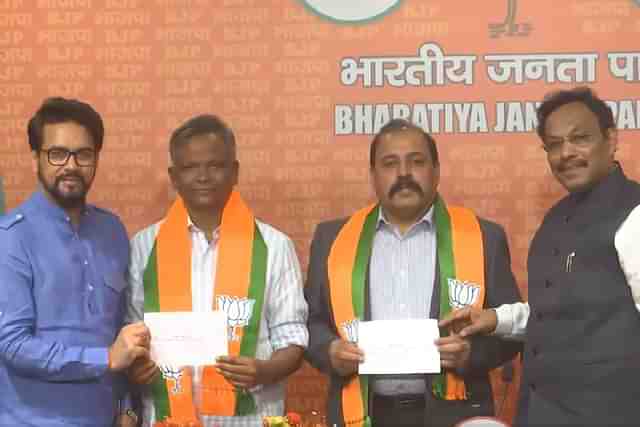 Ex-IAF Chief RKS Bhadauria, Former YSRCP MP Varaprasad Rao Join BJP