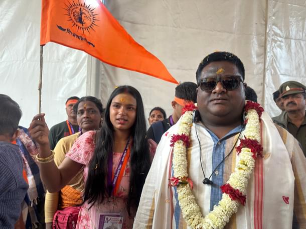 Maji with Tuktuki Mondal.