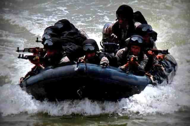 File photo of Indian Navy marine commandos. (MARCOS)