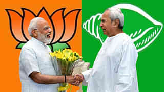 Prime Minister Modi with Odisha Chief Minister Naveen Patnaik