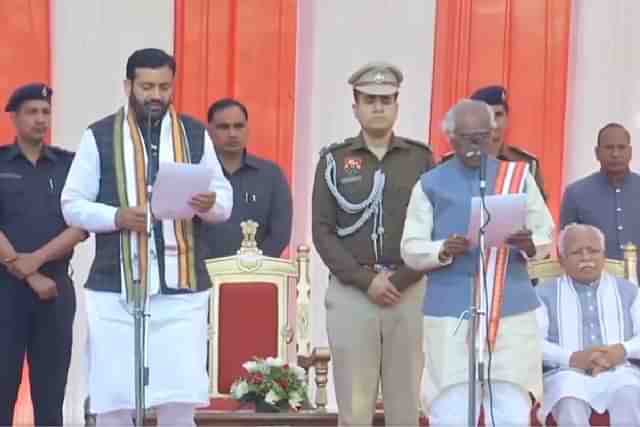 Nayab Saini takes oath as Haryana CM